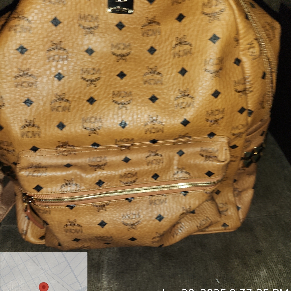 MCM Tan Backpack